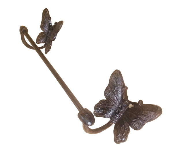  Bronze Finish Cast Iron Whale Tail Decorative Garden