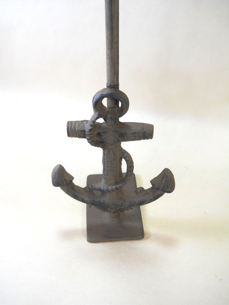 2 pc Cast Iron Anchor Plant Holder Hook planter