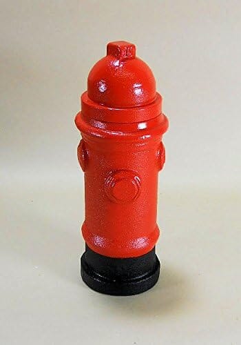 Red Cast Iron Standing Fire Hydrant Ashtray 7" Tall for Cigarette Butts Fire Hydrant Carver's Olde Iron 