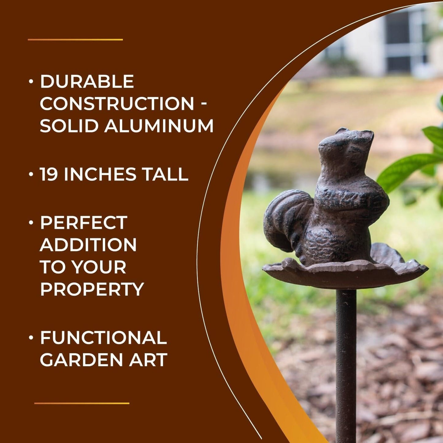 Hose Guide Variety Pack - Heavy Duty Solid Aluminum Decorative Garden Hose Stakes, 19 Inches Tall, The Perfect Addition to Your Property to Protect Your Flower Beds, Plants and Landscaping Hose Guides Carver's Olde Iron 