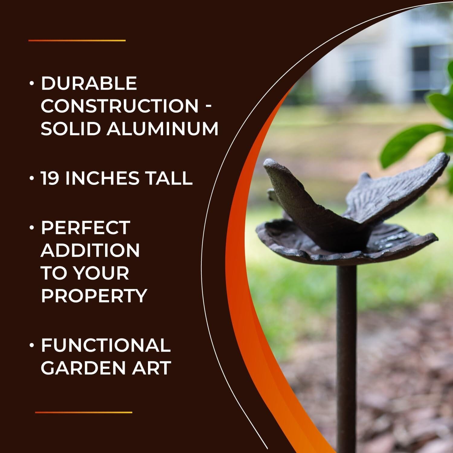 Hose Guide Variety Pack - Heavy Duty Solid Aluminum Decorative Garden Hose Stakes, 19 Inches Tall, The Perfect Addition to Your Property to Protect Your Flower Beds, Plants and Landscaping Hose Guides Carver's Olde Iron 