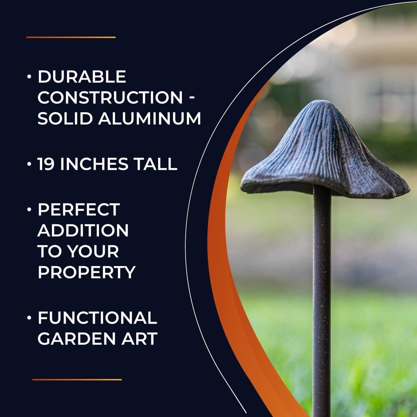 Hose Guide Variety Pack - Heavy Duty Solid Aluminum Decorative Garden Hose Stakes, 19 Inches Tall, The Perfect Addition to Your Property to Protect Your Flower Beds, Plants and Landscaping Hose Guides Carver's Olde Iron 