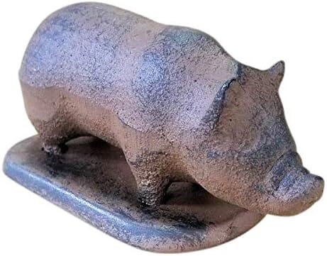 Heavy Little Piggy Cast Iron Paper Weight Door Stop door stop Carver's Olde Iron 