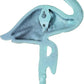 2 pc Green Cast Iron Flamingo Wall Hook Set wall hooks Carver's Olde Iron 